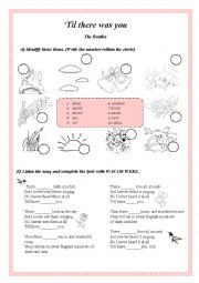 English Worksheet: Till There Was You - The Beatles (Song)