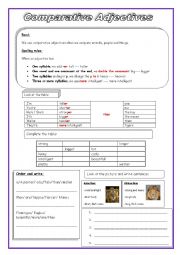 English Worksheet: Comparative Adjectives