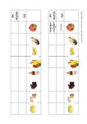 English Worksheet: Likes and dislikes (food)