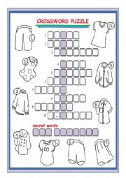 English Worksheet: Clothes