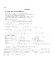 English Worksheet: Conditionals