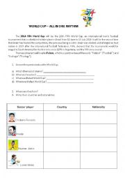 English Worksheet: World Cup