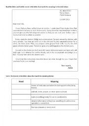 English Worksheet: Reading Comprehension