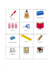 English Worksheet: Classroom Go Fish Cards