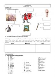 English Worksheet: Excalibur