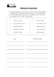 English Worksheet: ed endings connected speech