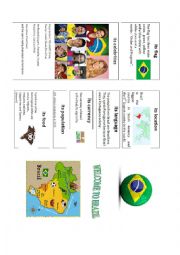 English Worksheet: Welcome to Brazil part 1 (brochure +questions)