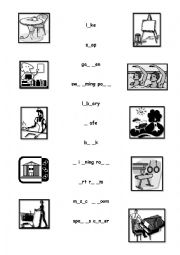 English Worksheet: in campus