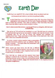 English Worksheet: end of term exam 8th form