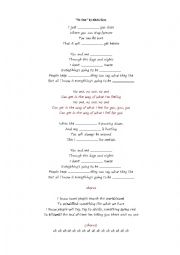 No one by Alicia Keys - ESL worksheet by fahmelie