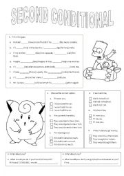 English Worksheet: Second Conditional