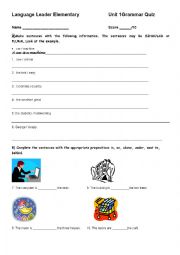 English Worksheet: To be verbs