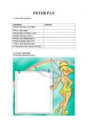 English Worksheet: Peter pan 