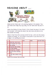 English Worksheet: Read and rewrite what the people say using the adverbs of frequency