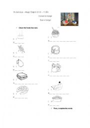 English Worksheet: Its delicious! Magic English - Disney