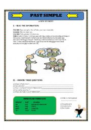 English Worksheet: Past simple worksheet