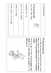 English Worksheet: Reading comprehension exercises The Simpsons