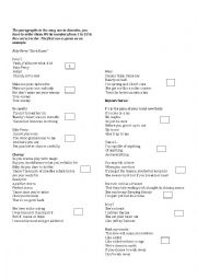 English Worksheet: Katy Perry Dark Horse