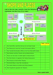 English Worksheet: Shops and Places:11