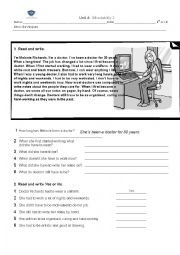 English Worksheet: exam