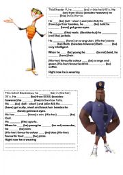 English Worksheet: Cloudy with a chance of meatballs 2 movie (2/2)