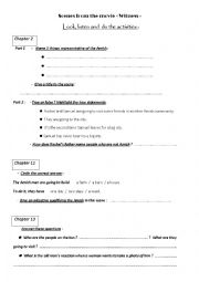 English Worksheet: movie worksheet - Witness