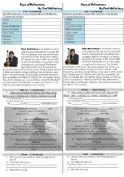 English Worksheet: Hope of Deliverance