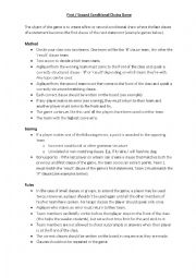English Worksheet: First and Second Conditionals Chain Game