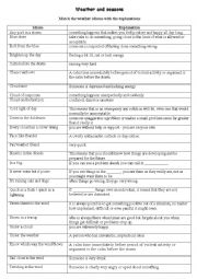 weather and seasons worksheet