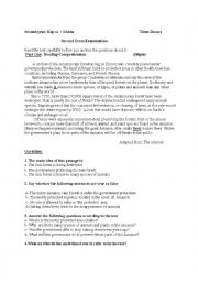 English Worksheet: Amazon 