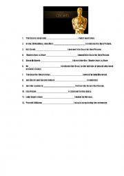 English Worksheet: Oscars 2014 - Passive Voice (Part II)