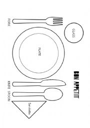Plate and table