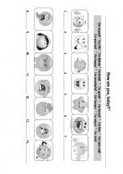 English Worksheet: Feelings