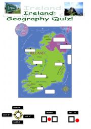English Worksheet: Ireland: a bit if geography
