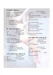 English Worksheet: Wrecking Ball - Miley Cyrus