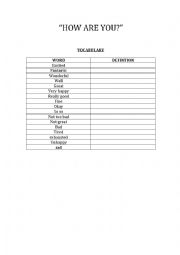English Worksheet: 