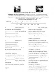 English Worksheet: 