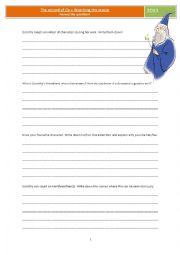 English Worksheet: The Wizard of Oz - Movie 