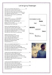 English Worksheet: Let her go by Passenger