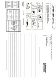 English Worksheet: Developing writing- picture story