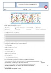 English Worksheet: Consumer society