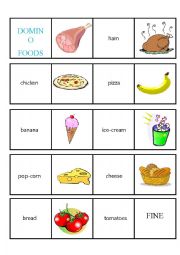 English Worksheet: Domino Foods