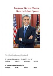 President Barack Obama Back to School Speech