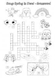 Spring song crossword