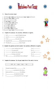 English Worksheet: Past Tense