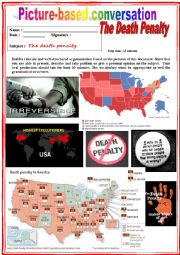 Picture based conversation.  The Death Penalty. (Debating) 13/