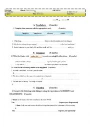 English Worksheet: Quiz about Humour unit