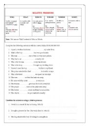 relative pronouns