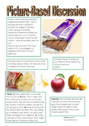English Worksheet: Which is the best snack? 