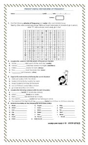 English Worksheet: Present simple